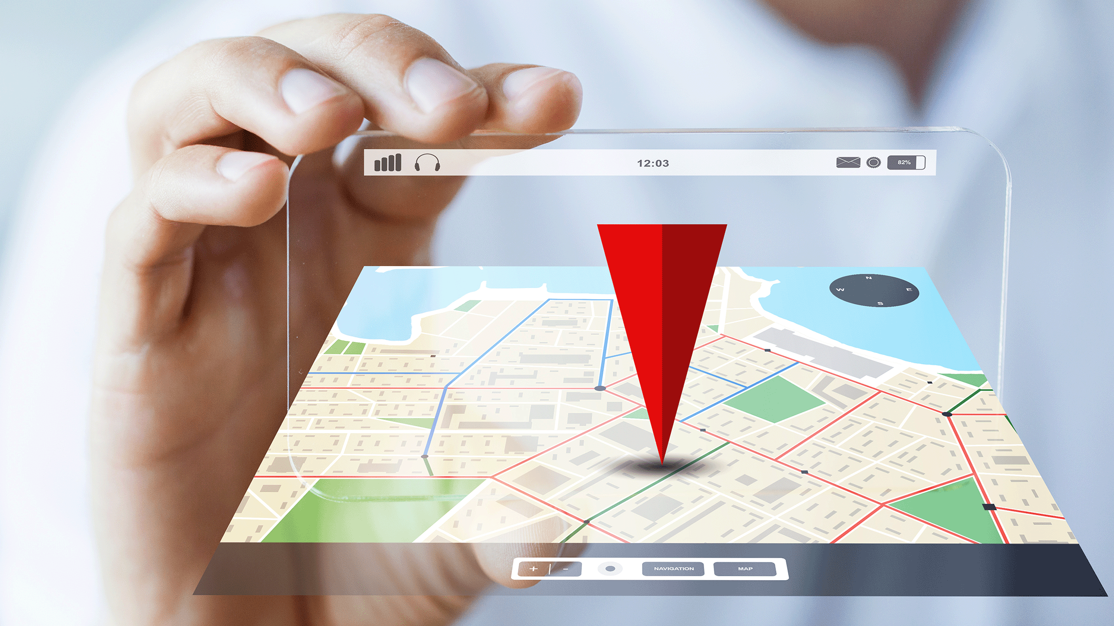 Image of GPS map.