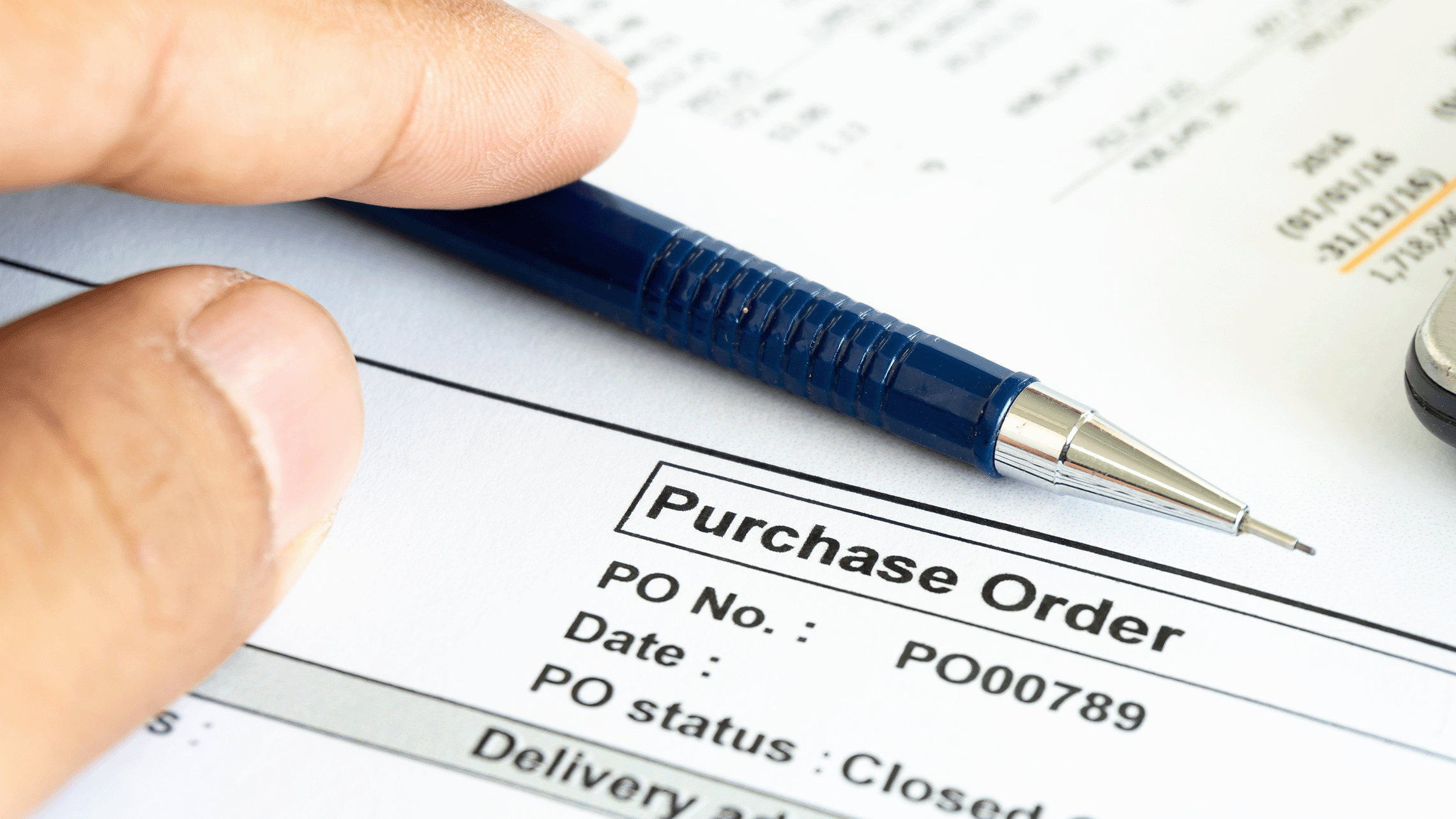 Purchase order photo