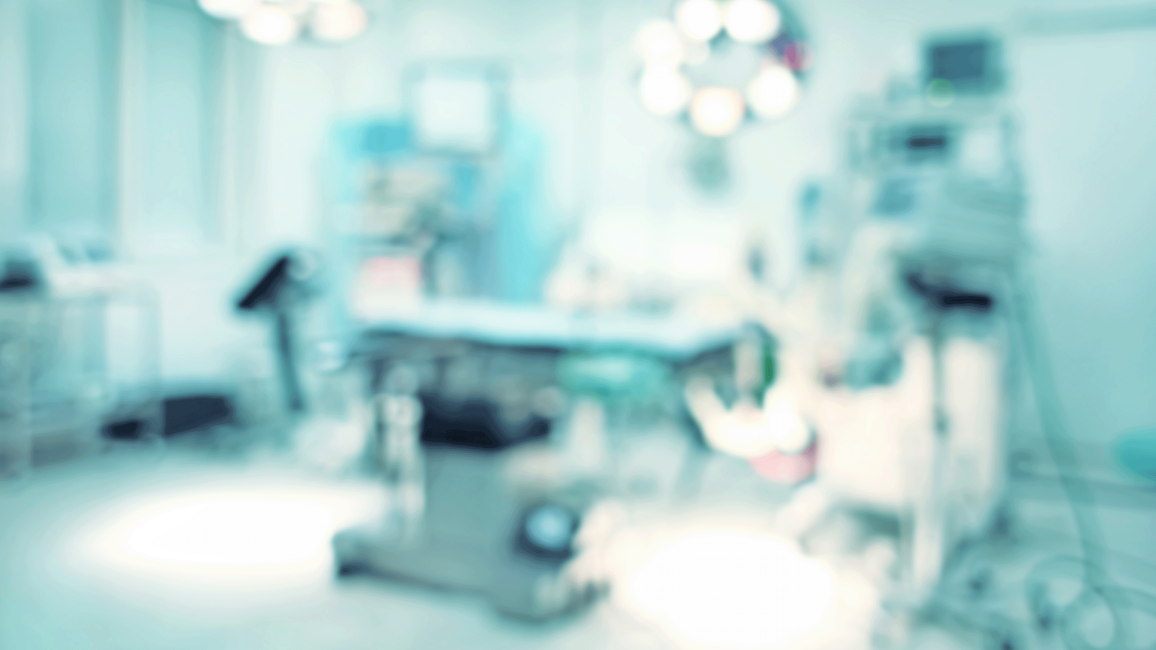 Blurred image of surgical suite