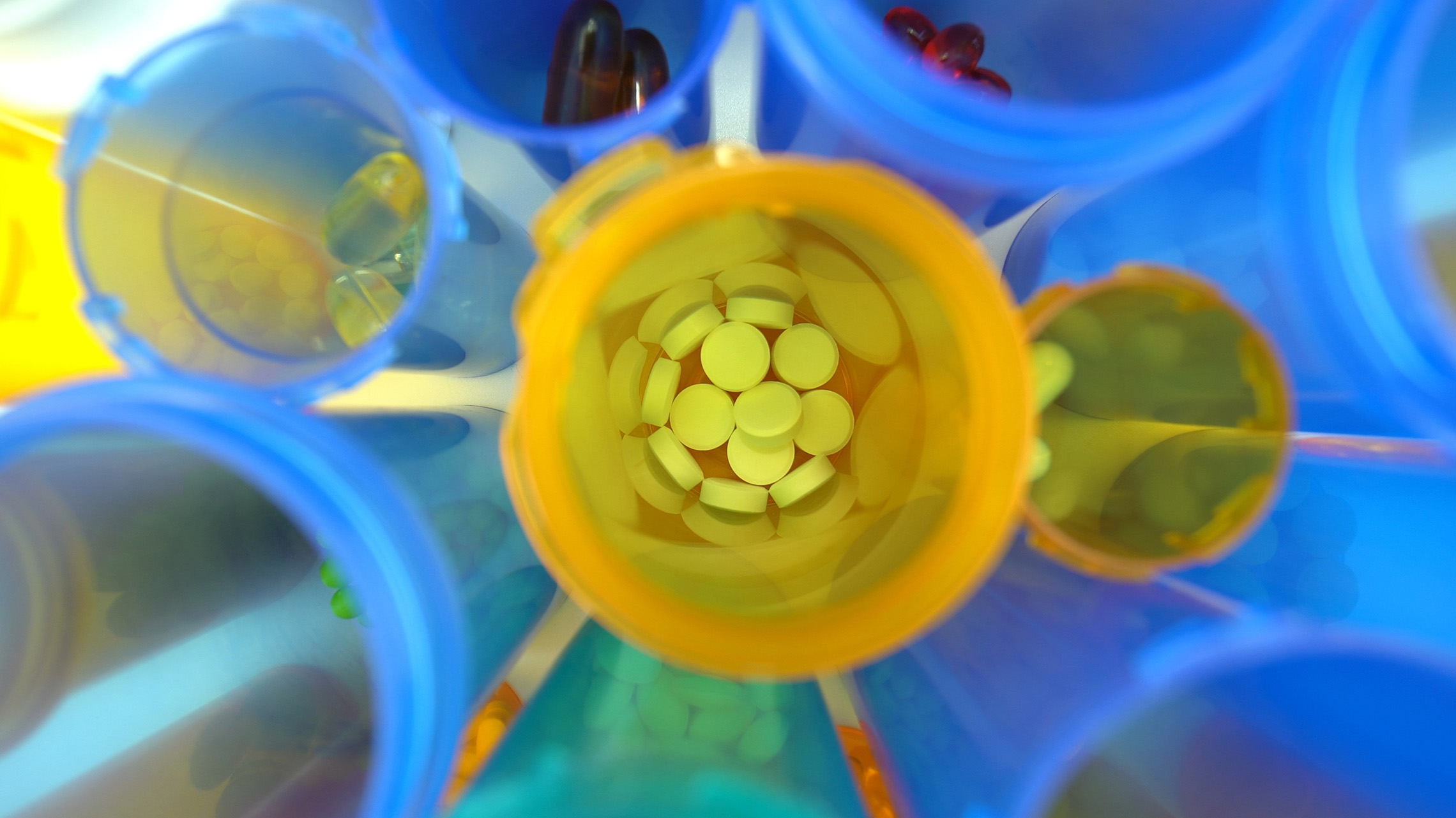 Prescription drug bottles