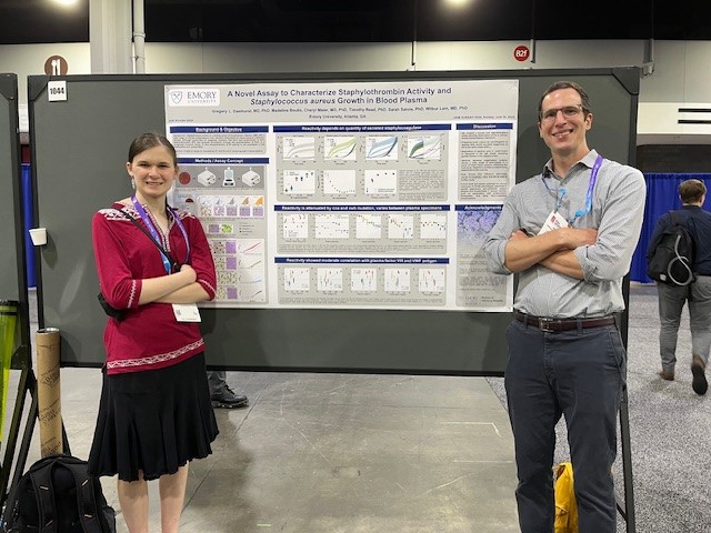 Dr. Damhorst and Maddie Boulis' Poster Session